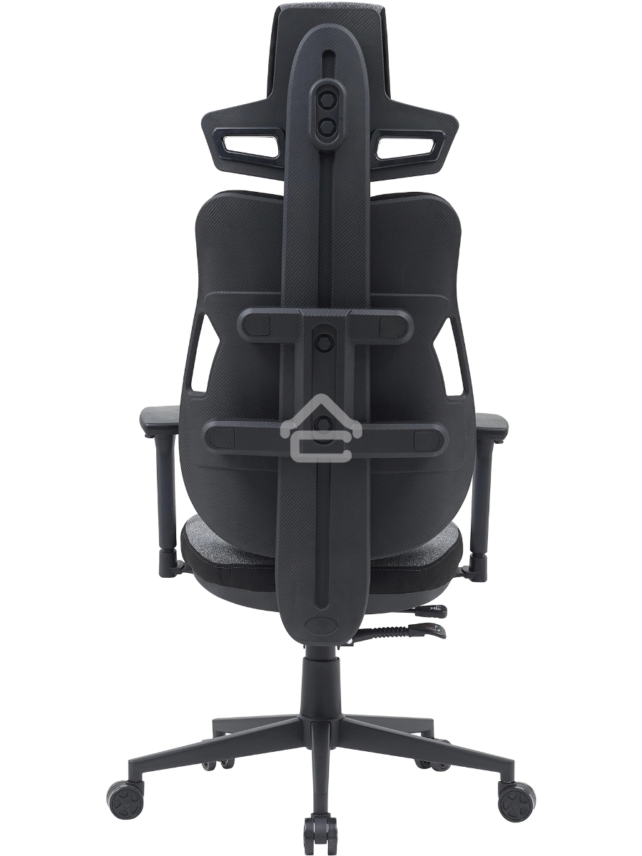 Кресло компьютерное Cactus CS-CHR-DUO-GYBK серый/черный