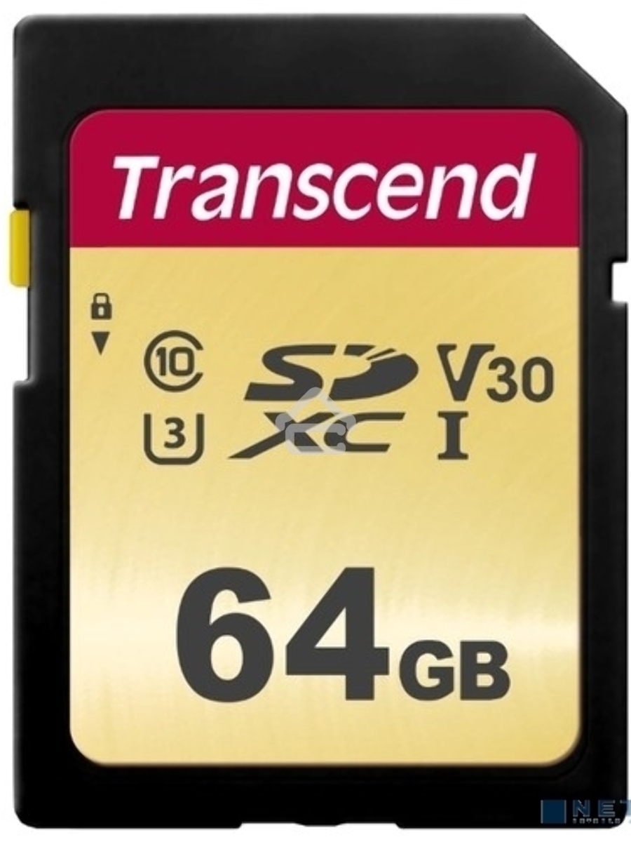 Флеш карта SD 64GB Transcend SDХC UHS-I U3, MLC