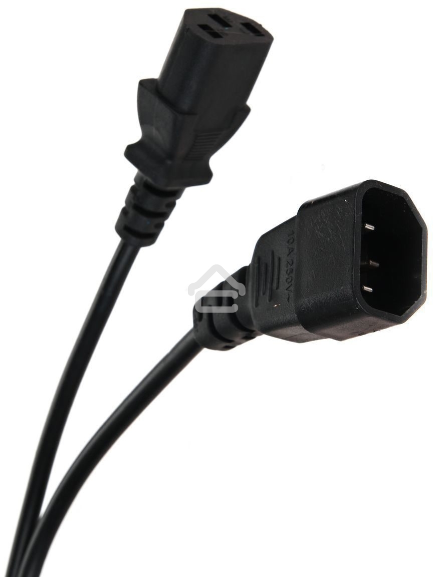 Кабель монитор - компьютер 1.8 м 220V (UPS -> устройство) VDE 3Gx0.5мм QUST(Aopen) ACE001-1.8м