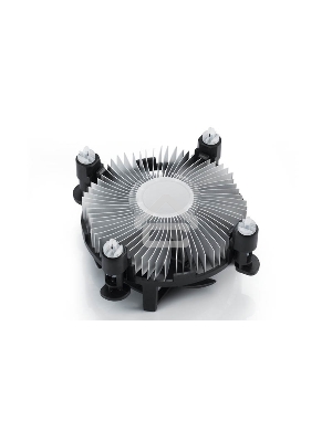 Кулер для процессора DEEPCOOL CK-11509 черный, 92 мм, алюминий, 2200 об/мин, 26.8 дБ, 3 pin, 65 Вт, 56 мм