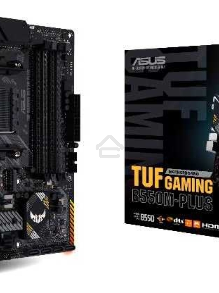Материнская плата ASUS TUF GAMING B550M-PLUS, AM4, AMD B550, 4xDDR4, 4xSATA, 2xM.2, 1xPCIe 4.0 x16, 1xPCIe 3.0 x16, 1xPCIe x1, 1xHDMI, 1xDP, 1x 2.5Gb LAN, 4xUSB-A 3.2 Gen 1, 1xUSB-A 3.2 Gen 2, 2xUSB-A 2.0, 1xUSB-C 3.2 Gen 2, 5x3.5 мм, 7.1, mATX