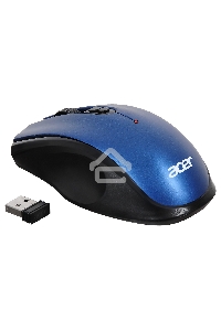 Мышь беспроводная Acer OMR031 черный/синий, 1600 dpi, радиоканал, USB, кнопки - 4