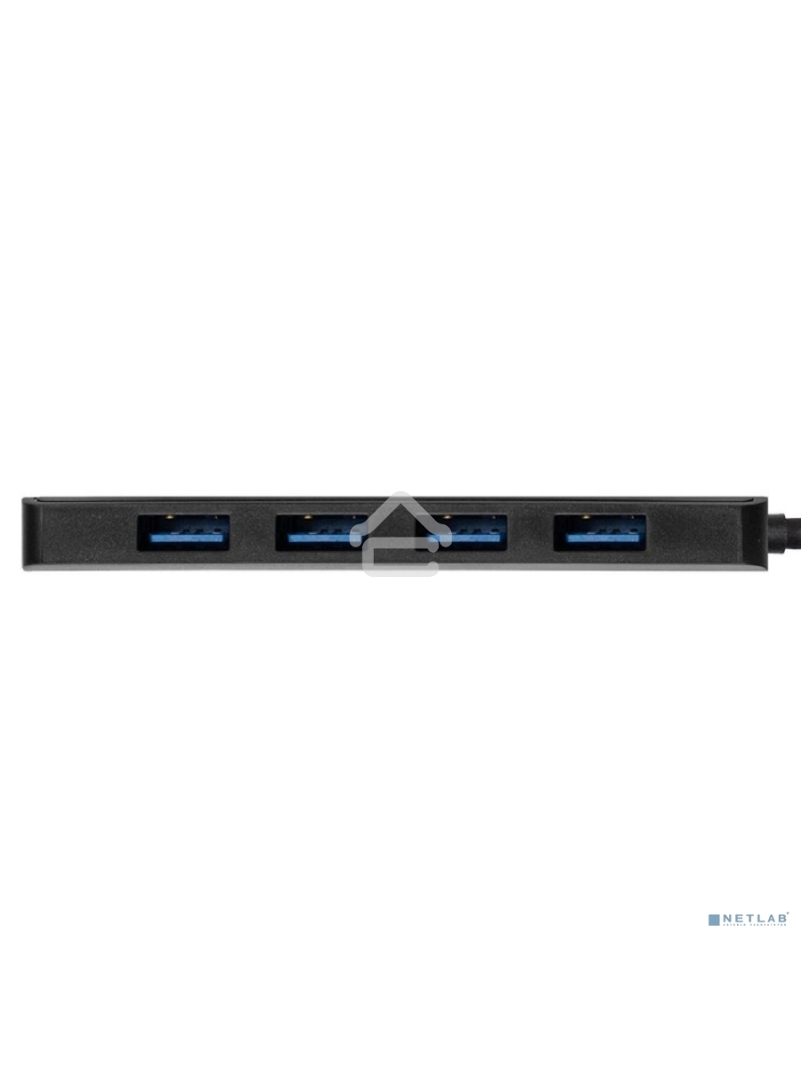 Хаб USB (концентратор) ExeGate DUB-4P/1 (кабель-адаптер USB3.0 --> 4xUSB3.0, Plug&Play, черный)