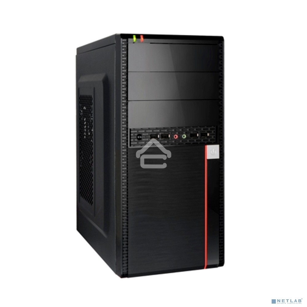 Компьютерный корпус Exegate EX284036RUS Minitower BA-204U Black, mATX, <AA450, 80mm>, 2*USB+2*USB3.0, Audio