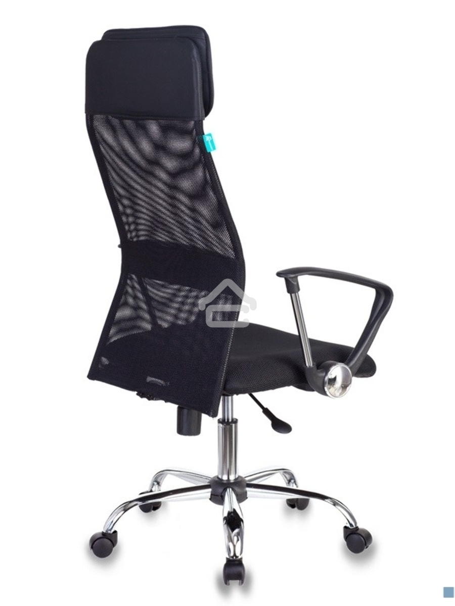 Кресло руководителя Бюрократ KB-6N/SL/B/TW-11 TW-01 TW-11 черный, сетка, крестовина хром