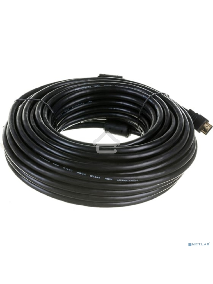 Кабель Proconnect HDMI - HDMI 2.0, 20м, Gold