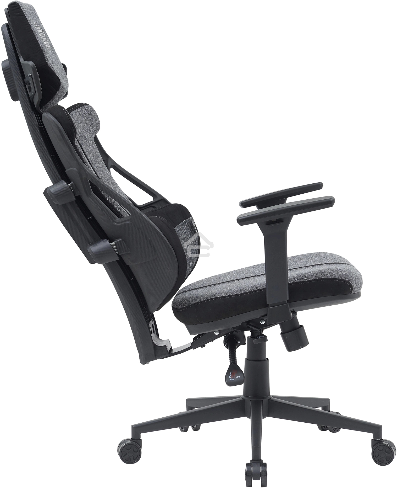 Кресло компьютерное Cactus CS-CHR-DUO-GYBK серый/черный