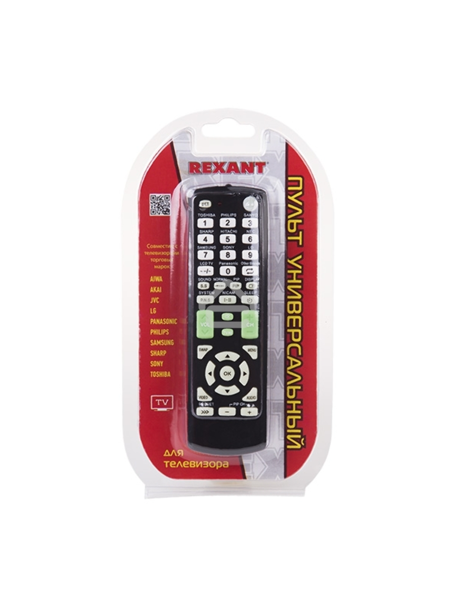 Пульт универсальный Rexant для телевизора (RX-E877)