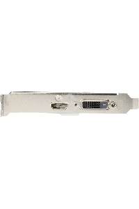 Видеокарта Gigabyte GV-N1030D4-2GL NVidia GeForce GT 1030, 2Gb DDR4/64-bit, PCI-Ex16 3.0, DVI-Dx1, HDMI2.0bx1, LP, 2-slot cooler, Retail