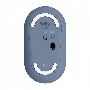 Мышь беспроводная Logitech Pebble M350 синий, 1000 dpi, радиоканал, Bluetooth, USB, кнопки - 3
