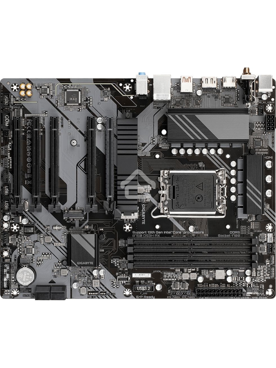 Материнская плата Gigabyte B760 DS3H AX, LGA 1700, Intel B760, 4xDDR5, 4xSATA, 2xM.2, 1xPCI-E 4.0 x16, 4xPCI-E 3.0 x1, 1xHDMI, 1xDP, 1x 1Gb LAN, 4xUSB-A 2.0, 1xUSB-A 3.2 Gen 2, 1xUSB-C 3.2 Gen 2, 3x3.5 мм, 7.1, ATX