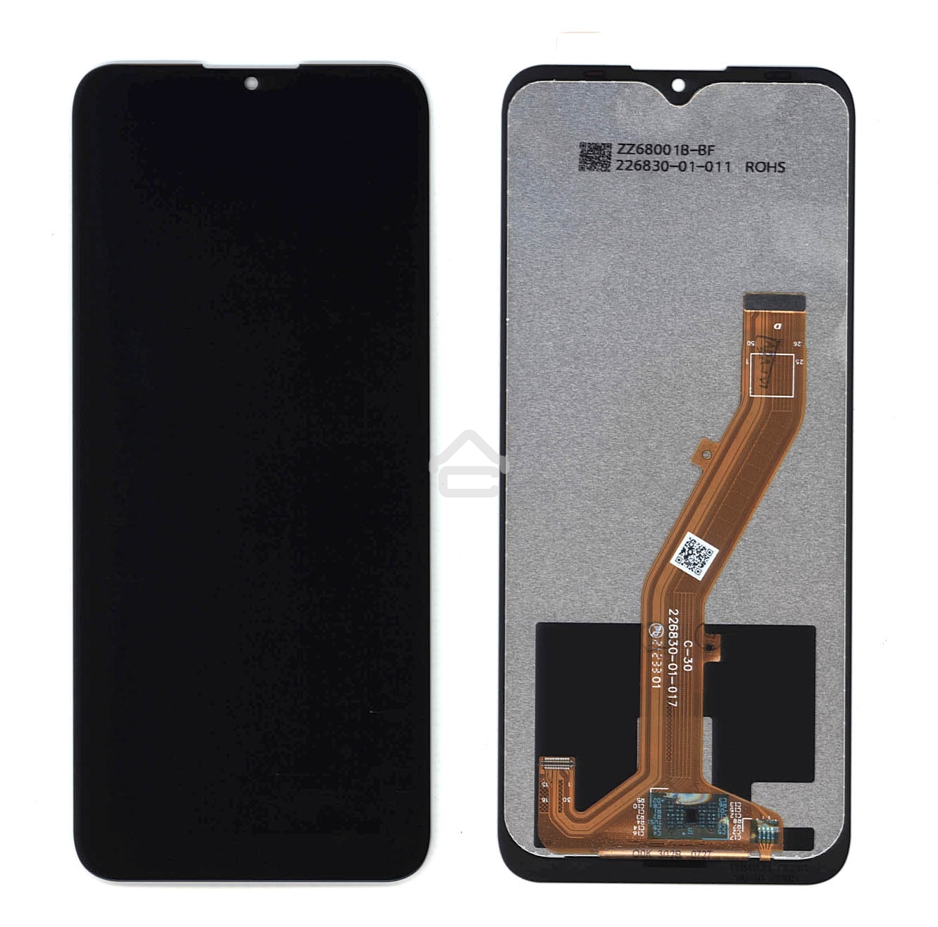 Дисплей для Nokia C30 черный