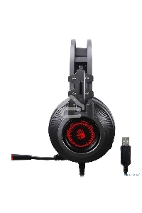 Наушники с микрофоном A4Tech Bloody J527 серый 2м мониторные USB оголовье (J527)