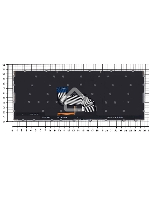Клавиатура для ноутбука Asus Chromebook C302C C302CA черная с подсветкой