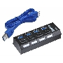 Разветвитель USB 3.0 Buro BU-HUB4-U3.0-L 4порт. черный