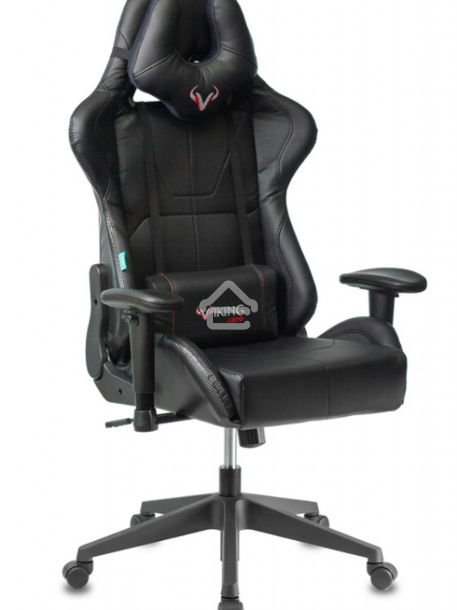 Кресло игровое Бюрократ VIKING 5 AERO BLACK EDITION черный искусственная кожа