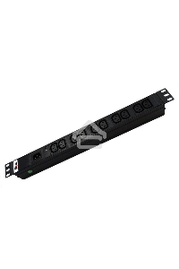 Аксессуар ЦМО Блок розеток Rem-10 без шнура с инд., 10 IEC 60320 C13, вход IEC 60320 C14, 10A, алюм., 19