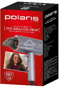 Фен Polaris PHD2090ACi Tourmaline PROF графит/розовое золото Фен 2000Вт