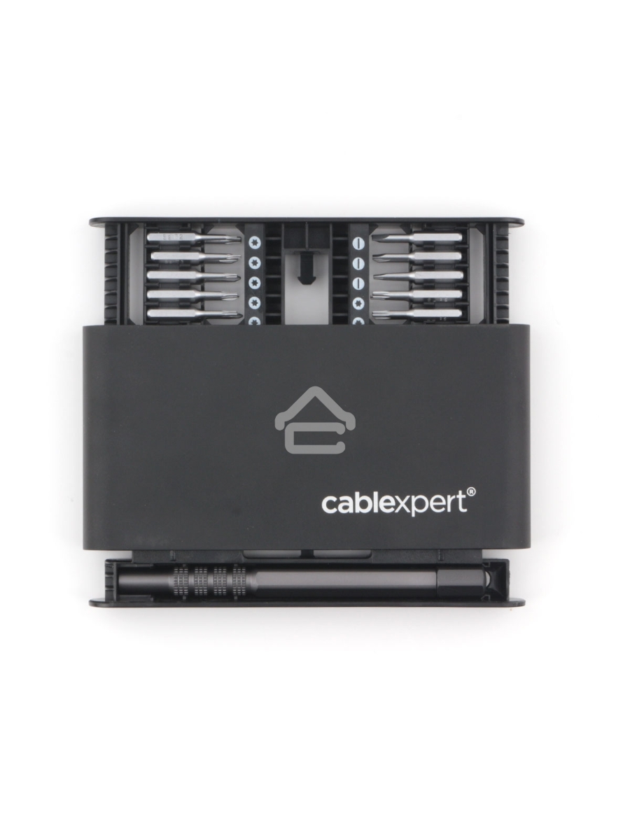 Отвертка с набором бит Cablexpert TK-SD-09R (21 предмет)