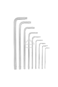 Набор ключей MATRIX имбусовых TORX, 9 шт: T10-T50, CrV, удлиненные, сатин. MATRIX 12306