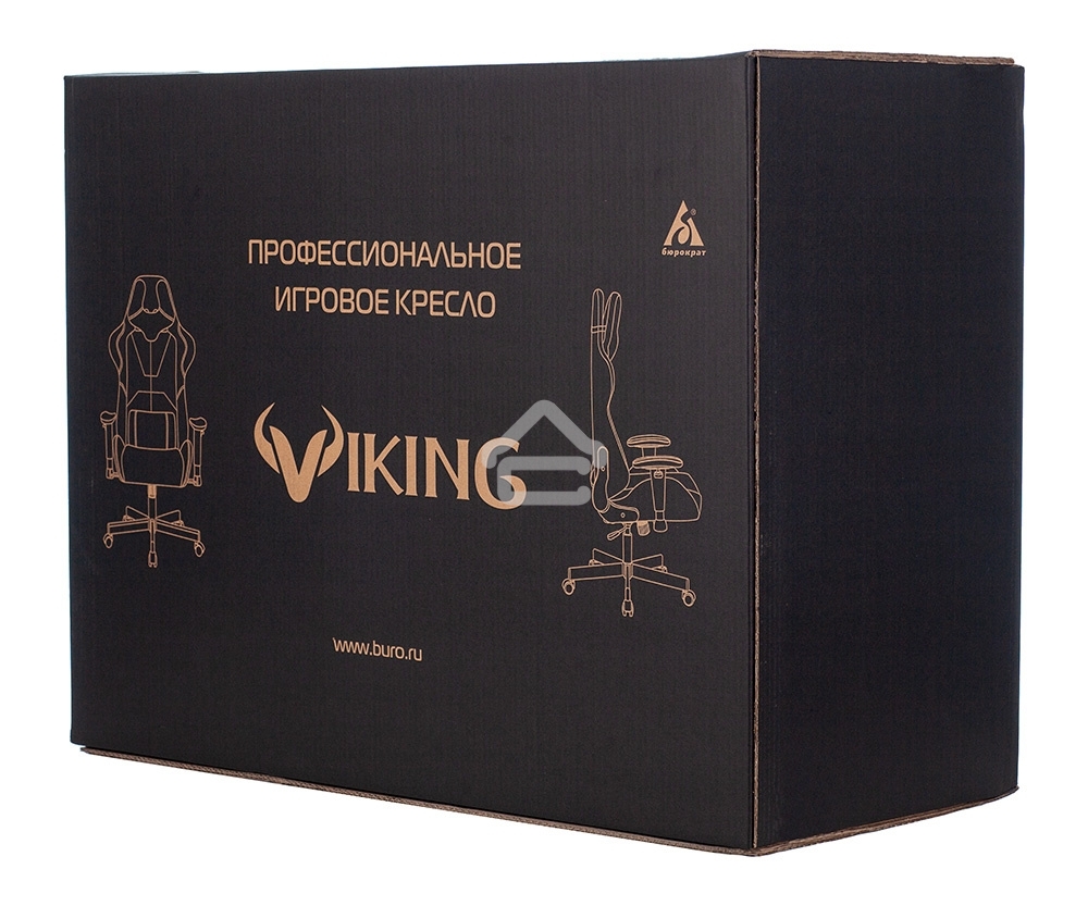 Кресло игровое Бюрократ VIKING 5 AERO BLACK EDITION черный искусственная кожа