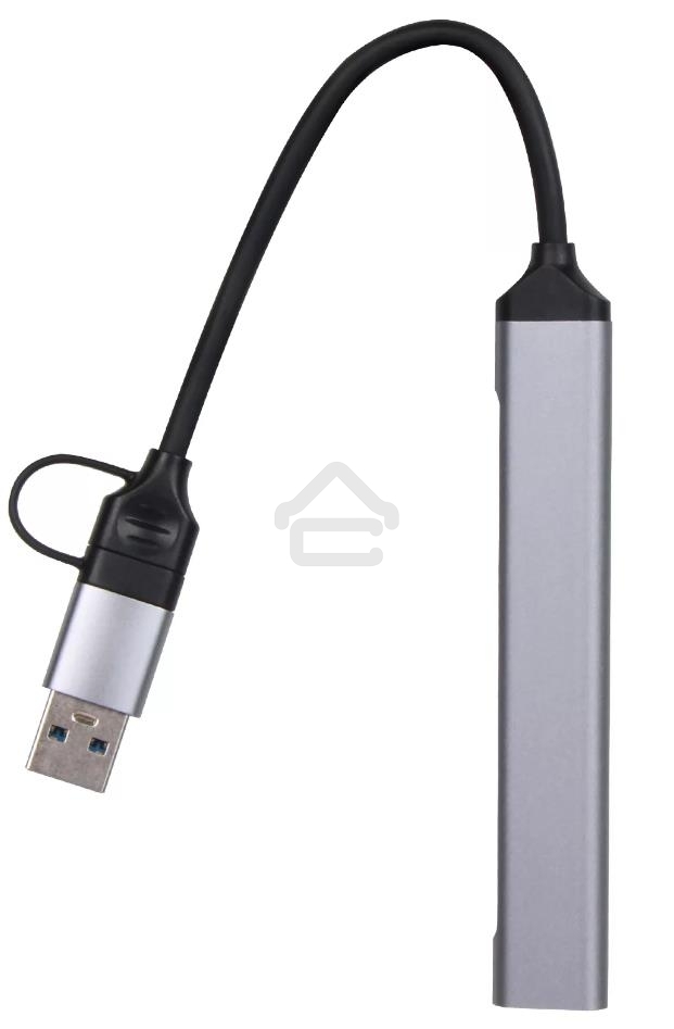 USB концентратор TypeC+adapter-->USB3.0+2USB2,0+SD+TF, VCOM