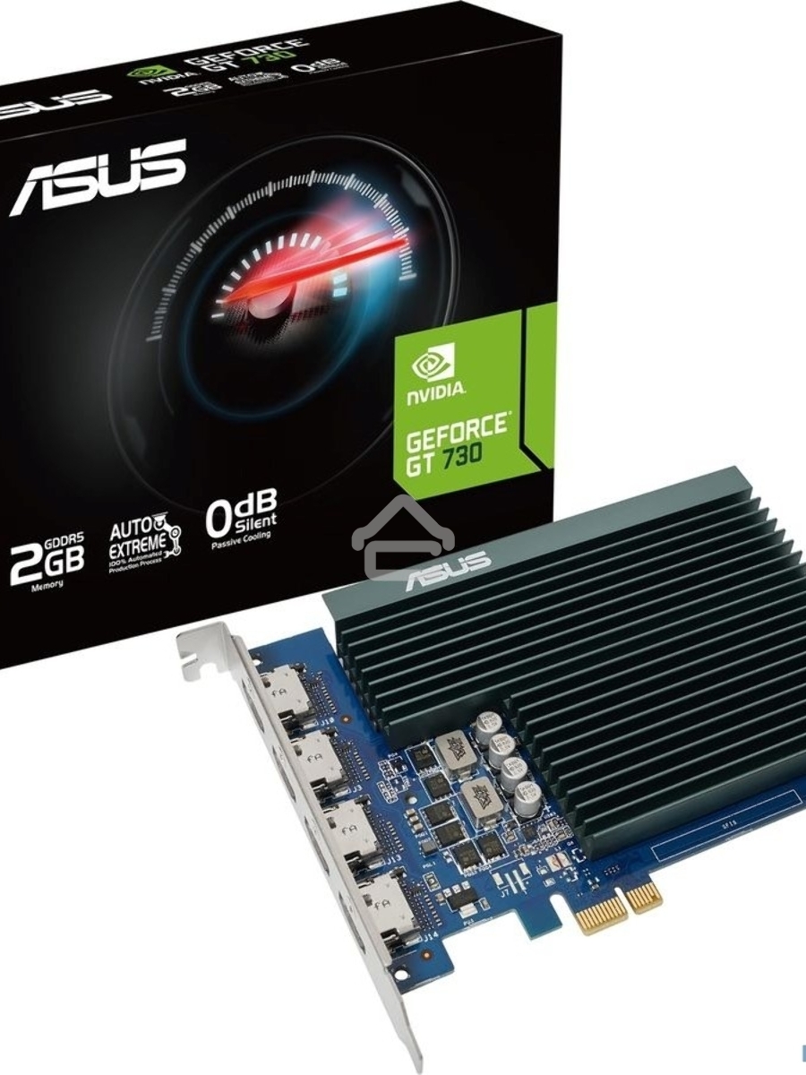 Видеокарта Asus GT730-4H-SL-2GD5 NVIDIA GeForce GT 730 2Gb GDDR5 902/5010 HDMIx4 HDCP Ret