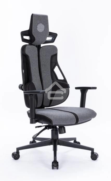 Кресло компьютерное Cactus CS-CHR-DUO-GYBK серый/черный