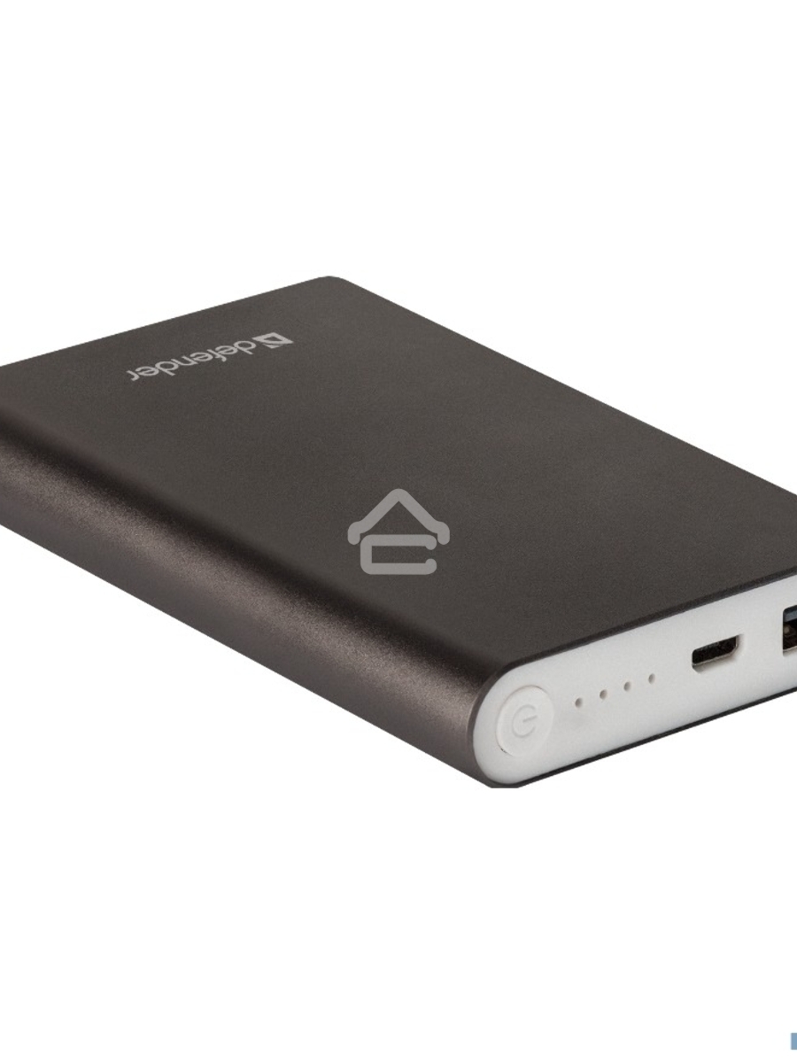 Внешний аккумулятор Defender Extralife 8000mAh 1USB, Li-pol ,5V,2.1A, серый