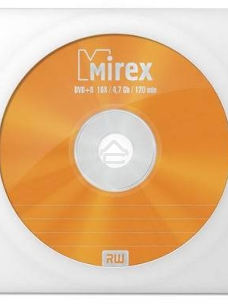 Диск DVD+R Mirex 4.7 Gb, 16x, Бум.конверт (1), (1/600)