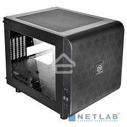 Компьютерный корпус Thermaltake Case Tt Core V21 CA-1D5-00S1WN-00 mATX/ win/ black/ USB3.0/ no PSU