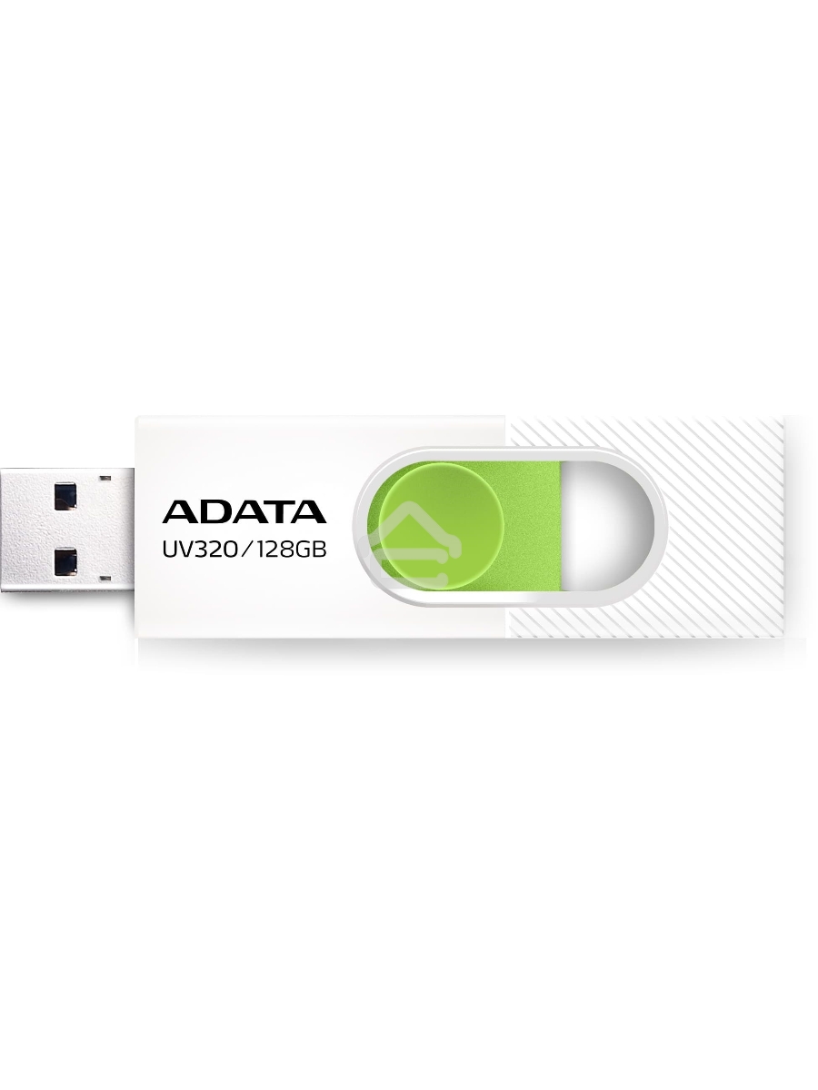 Флеш диск 128GB USB 3.2 Gen1 AUV320-128G-RWHGN White/Green