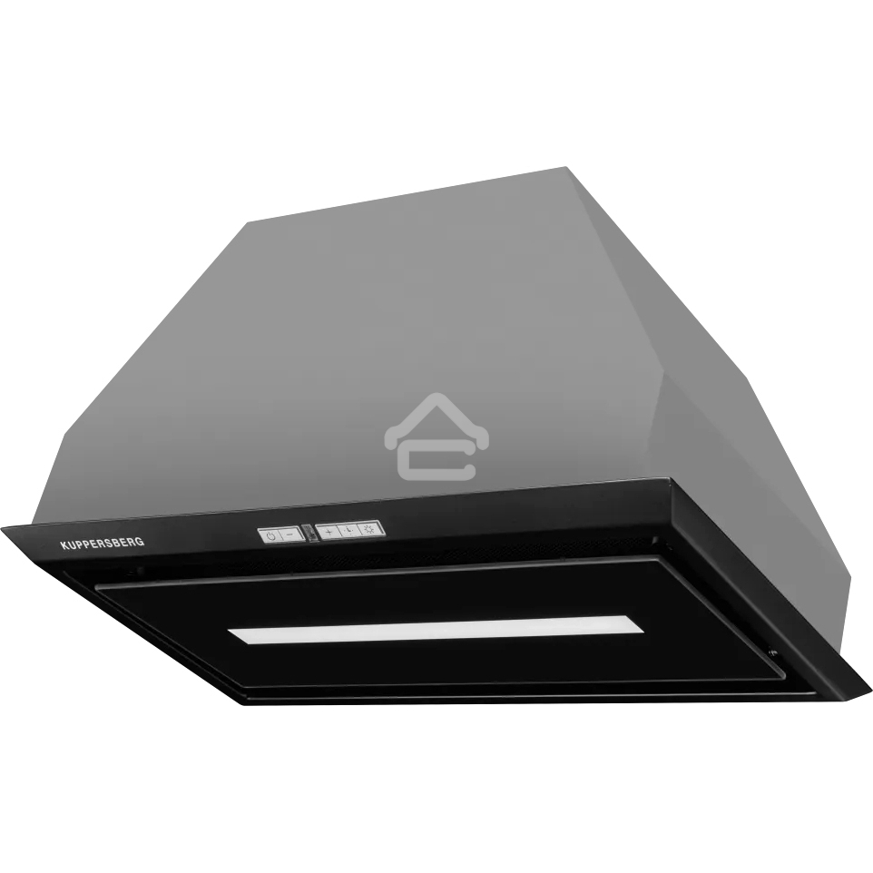 Вытяжка встраиваемая Kuppersberg Intro 60 Black черный, 54 см, 1500 куб. м/ч, 43 дБ