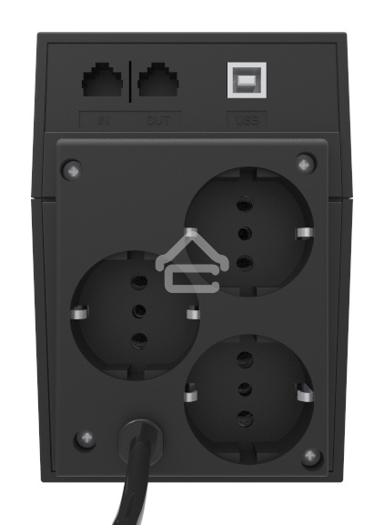 Источник бесперебойного питания Powercom Raptor RPT-600A EURO 360Вт 600ВА черный