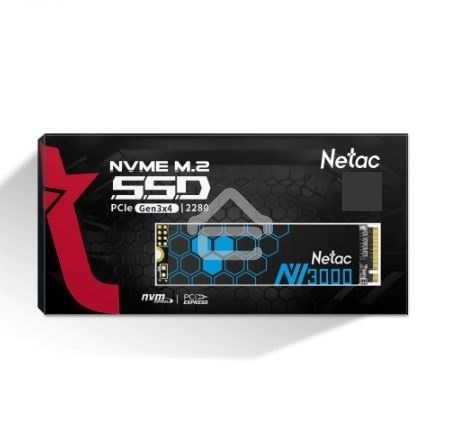 Накопитель SSD Netac NV3000, 2Tb, PCIe 3.0 x4, M.2 2280, NVMe, R/W 3100/2100, с радиатором