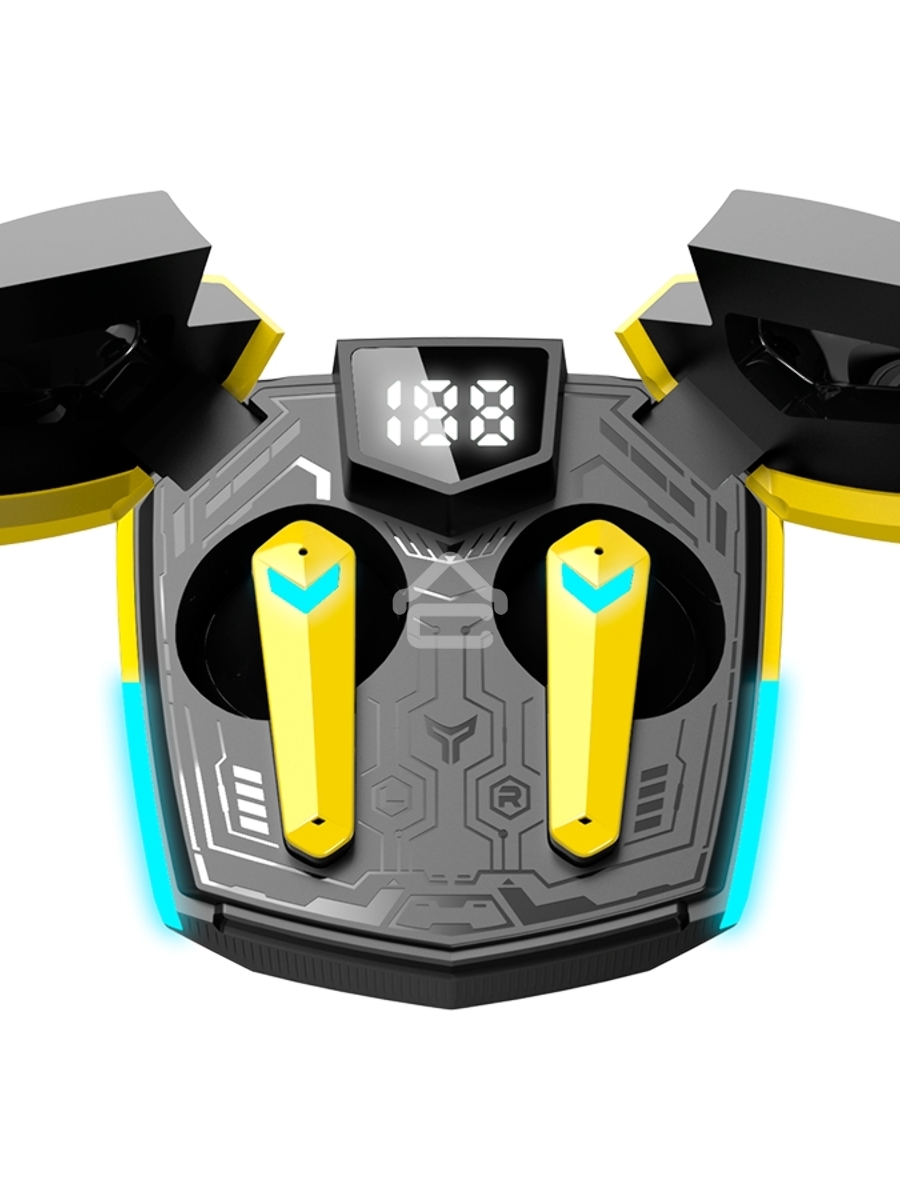 Наушники игровые CANYON headset Doublebee GTWS-2 Gaming Yellow