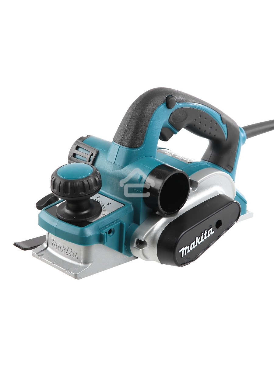 Рубанок Makita KP0810 Рубанок,{850Вт,16000об\м,ширина-82мм,глуб-4мм,3.2кг,кор,парал упор}