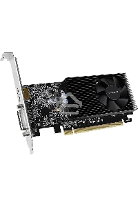 Видеокарта Gigabyte GV-N1030D4-2GL NVidia GeForce GT 1030, 2Gb DDR4/64-bit, PCI-Ex16 3.0, DVI-Dx1, HDMI2.0bx1, LP, 2-slot cooler, Retail
