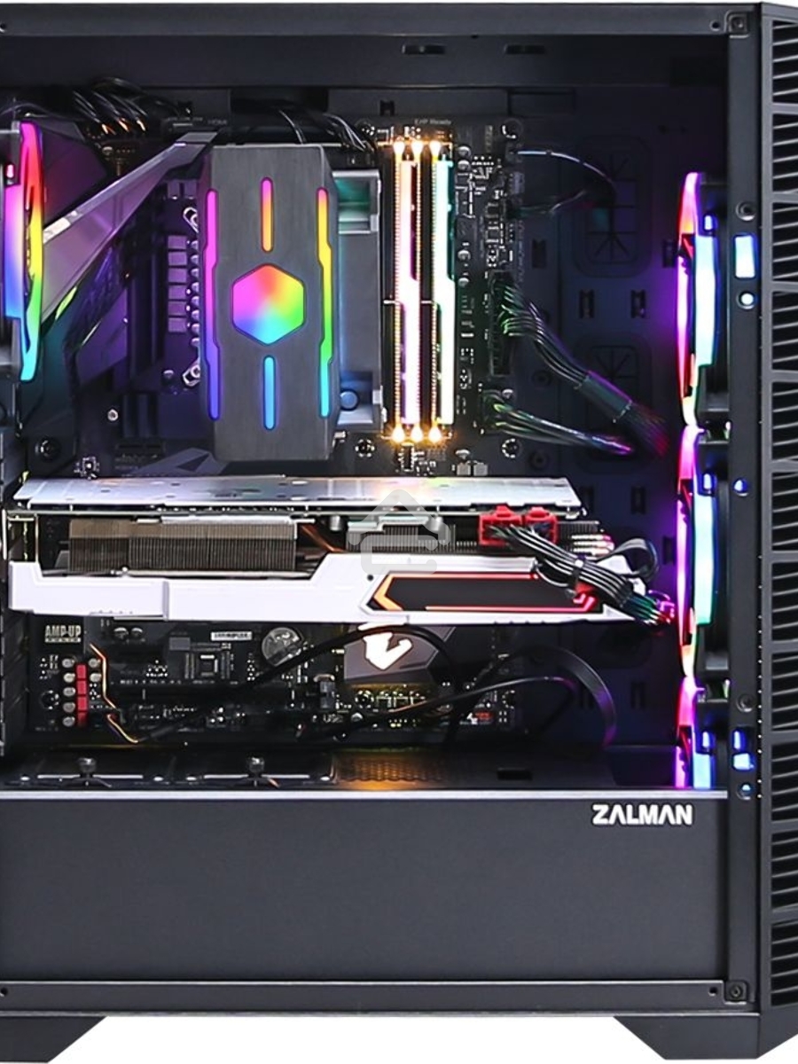 Компьютерный корпус MIDITOWER ATX W/O PSU Z3 ICEBERG BLACK ZALMAN ( без БП )