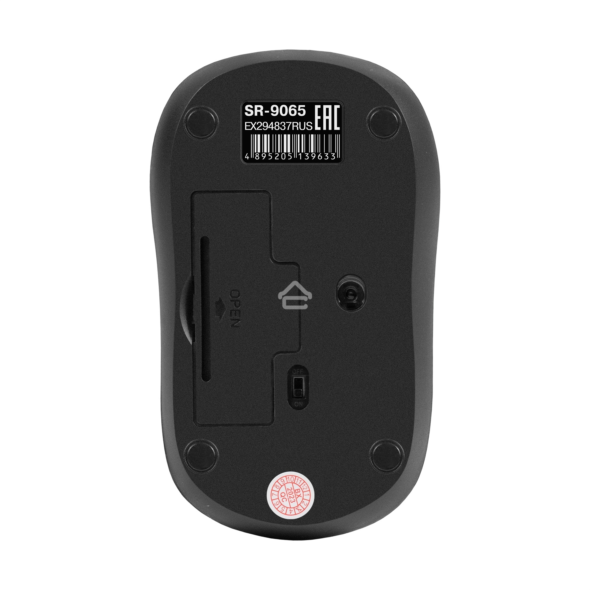 Мышь беспроводная ExeGate Professional Standard SR-9065 черный, 1000 dpi, радиоканал, USB, кнопки - 3