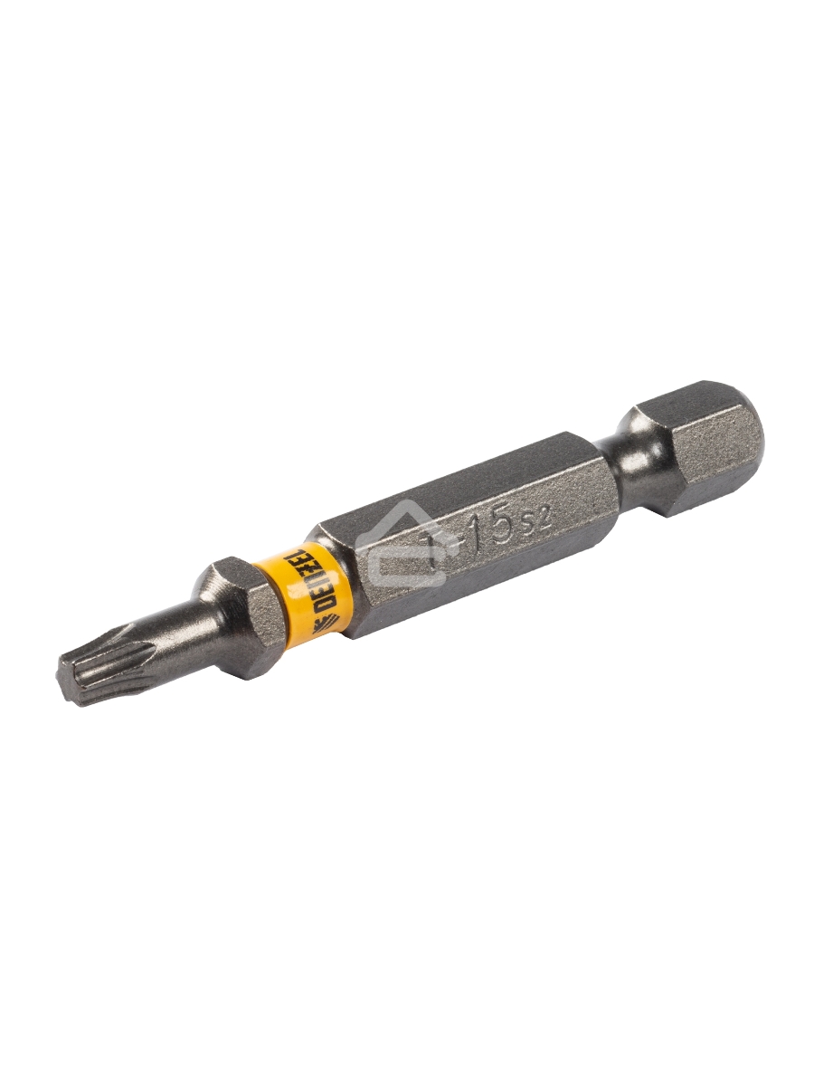 Набор бит TORX 15х50, сталь S2, шестигранный профиль, 10 шт. Denzel
