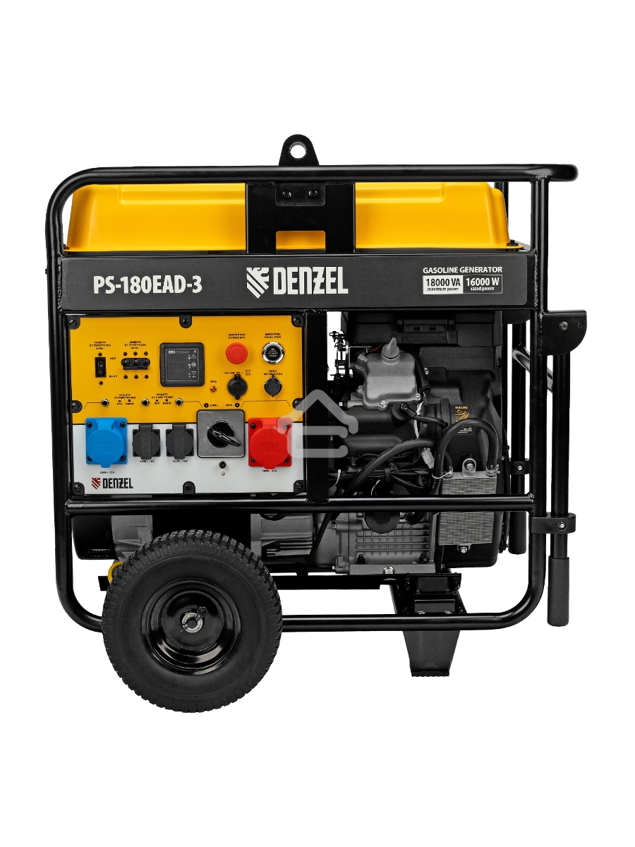 Электрогенератор бензиновый Denzel PS-180EAD-3, 18 кВт, 110 дБ, 265 кг