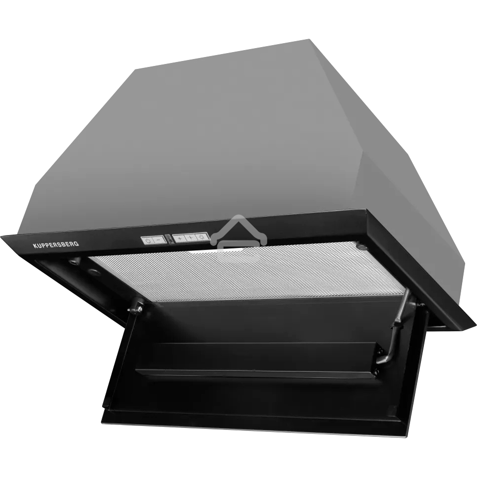 Вытяжка встраиваемая Kuppersberg Intro 60 Black черный, 54 см, 1500 куб. м/ч, 43 дБ