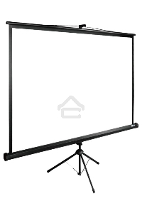 Экран Cactus 200x200см TriExpert CS-PSTE-200х200-BK 1:1 напольный рулонный