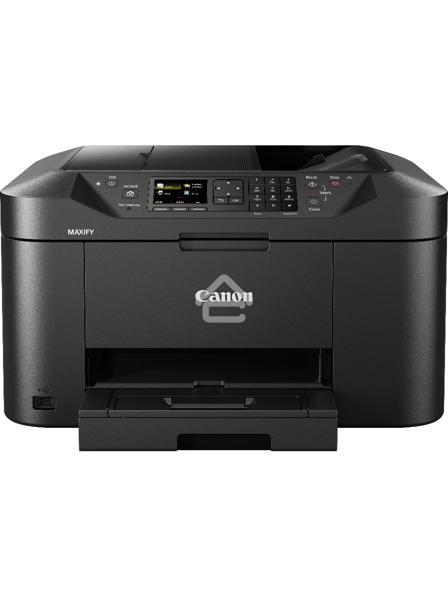МФУ струйный Canon MAXIFY MB2140 (0959C007), А4, цветная, печ. 19 стр/мин. (ч/б) 13 стр/мин. (цветн.), скан. до 18 стр/мин. (ч/б) 15 стр/мин (цветн), 600 x 1200 dpi (принтер), 1200x1200dpi (сканер), USB, Wi-Fi