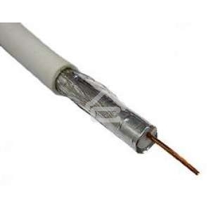 Кабель коаксиальный CAVEL SAT 50 M, Cu/Al/CuSn, 64%, 75 Ом, бухта 100 м, белый