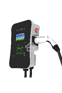 Зарядная станция S'OK Green Energy M3W Series Wallbox EV Charger SM3W10732542-5wf, 1-phase,  7kw (32a/ 220v), ocpp 1.6j, rfid, wifi, lan, ip54, кабель 5м