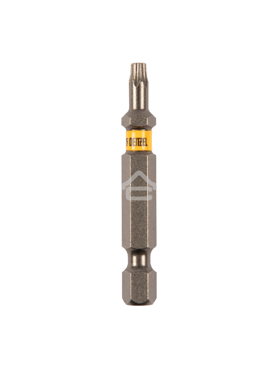 Набор бит TORX 15х50, сталь S2, шестигранный профиль, 10 шт. Denzel
