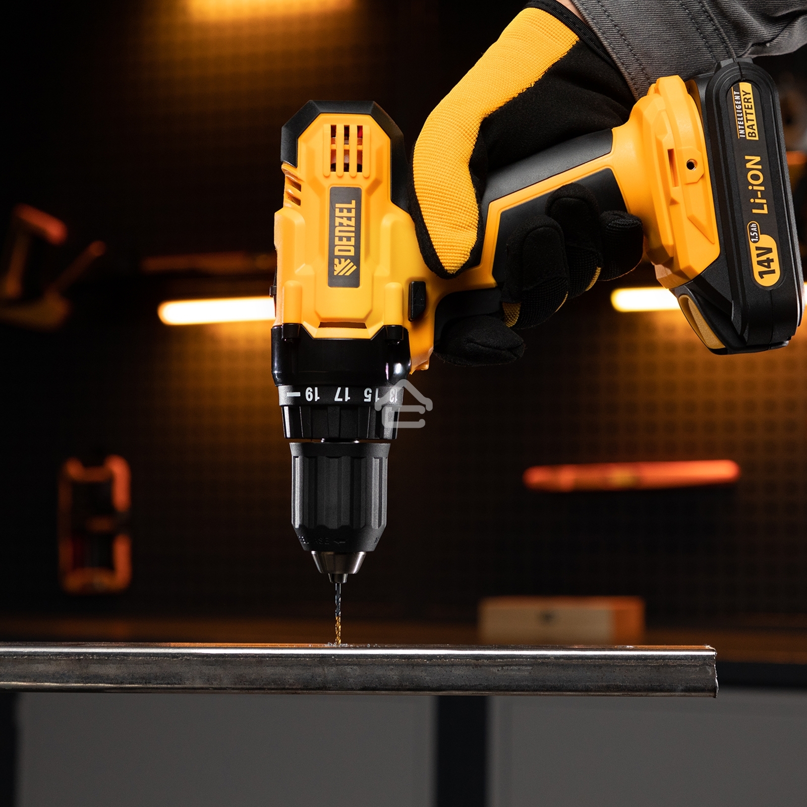 Сверло по металлу Denzel 3 мм, HSS-Tin, Golden Tip, 10 шт.