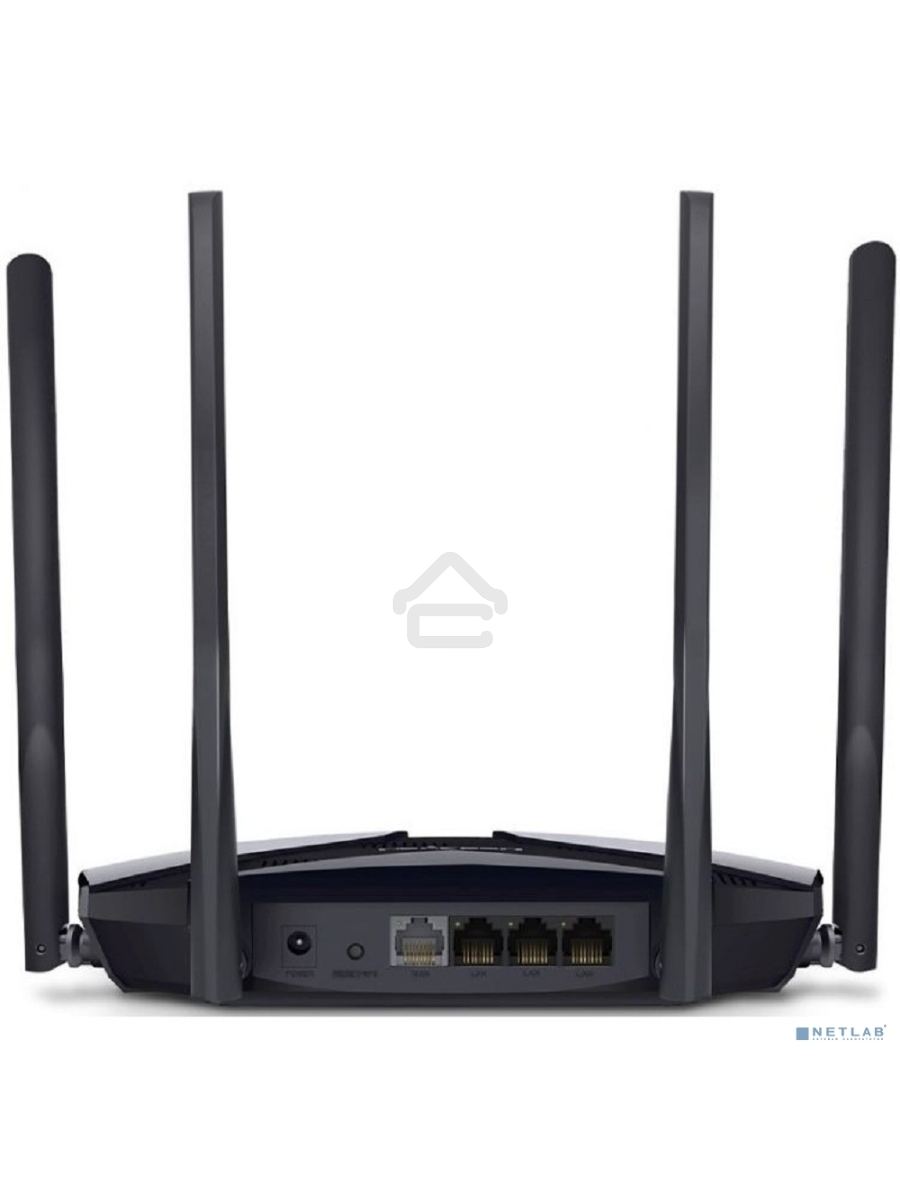 Роутер Mercusys MR70X AX1800 Dual-Band WiFi 6 Router, 574 Mbps at 2.4 GHz + 1201 Mbps at 5 GHz,4× Fixed External Antennas, 3× Gigabit LAN Ports, 1× Gigabit WAN Port, 1024-QAM, OFDMA, Router/Access Point Mode, MU-MIMO, WPA3, TWT, BSS Color